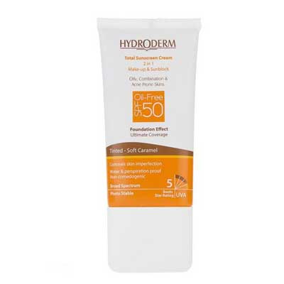 کرم ضد آفتاب هیدرودرم مدل Soft Caramel