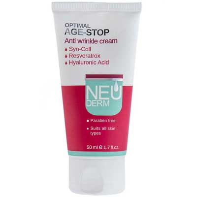 کرم ضد چروک نئودرم مدل Optimal Age-Stop