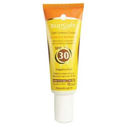 کرم دور چشم حاوی ضد آفتاب سان سیف SPF30