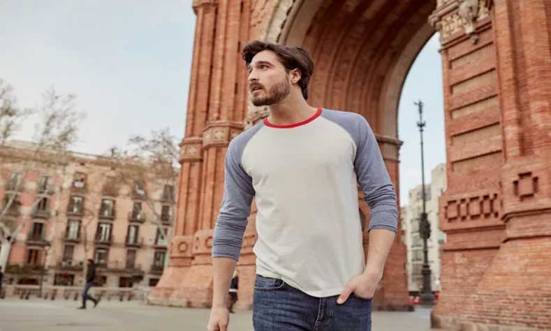 خرید تی شرت مردانه بر اساس فرم و شکل بدن