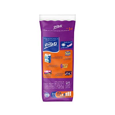 نوار بهداشتی تافته مدل Purple Daily Use