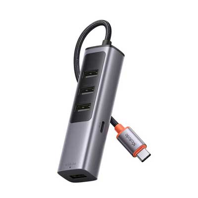 هاب 5 پورت USB-C مک دودو مدل HU-1120
