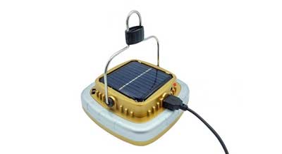 چراغ قوه کمپینگ شارژی مدل خورشیدی
